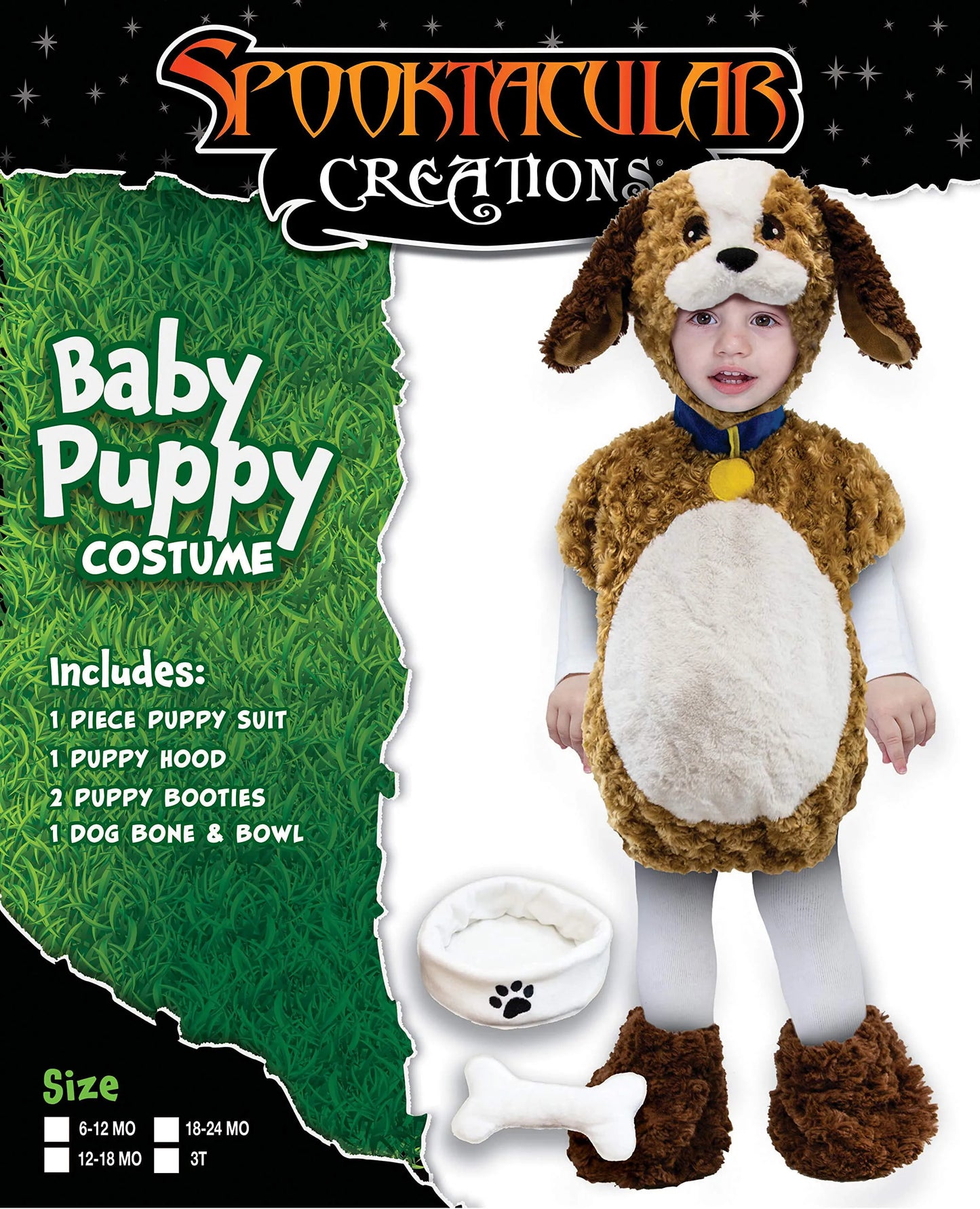 Syncfun Baby Cuddly Puppy Costume Set for Kids Halloween Trick or Treat Infant Costume for Role Play