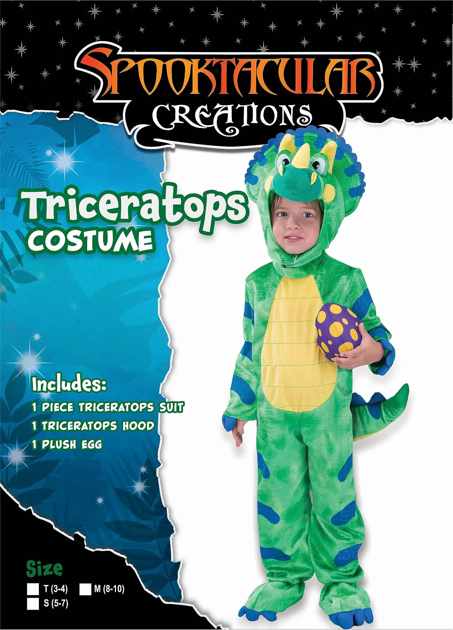 Syncfun Baby Triceratops Dinosaur Costume Set for Kids, Halloween Party Role Play Suit, Hoodie With Dinosaur Tail