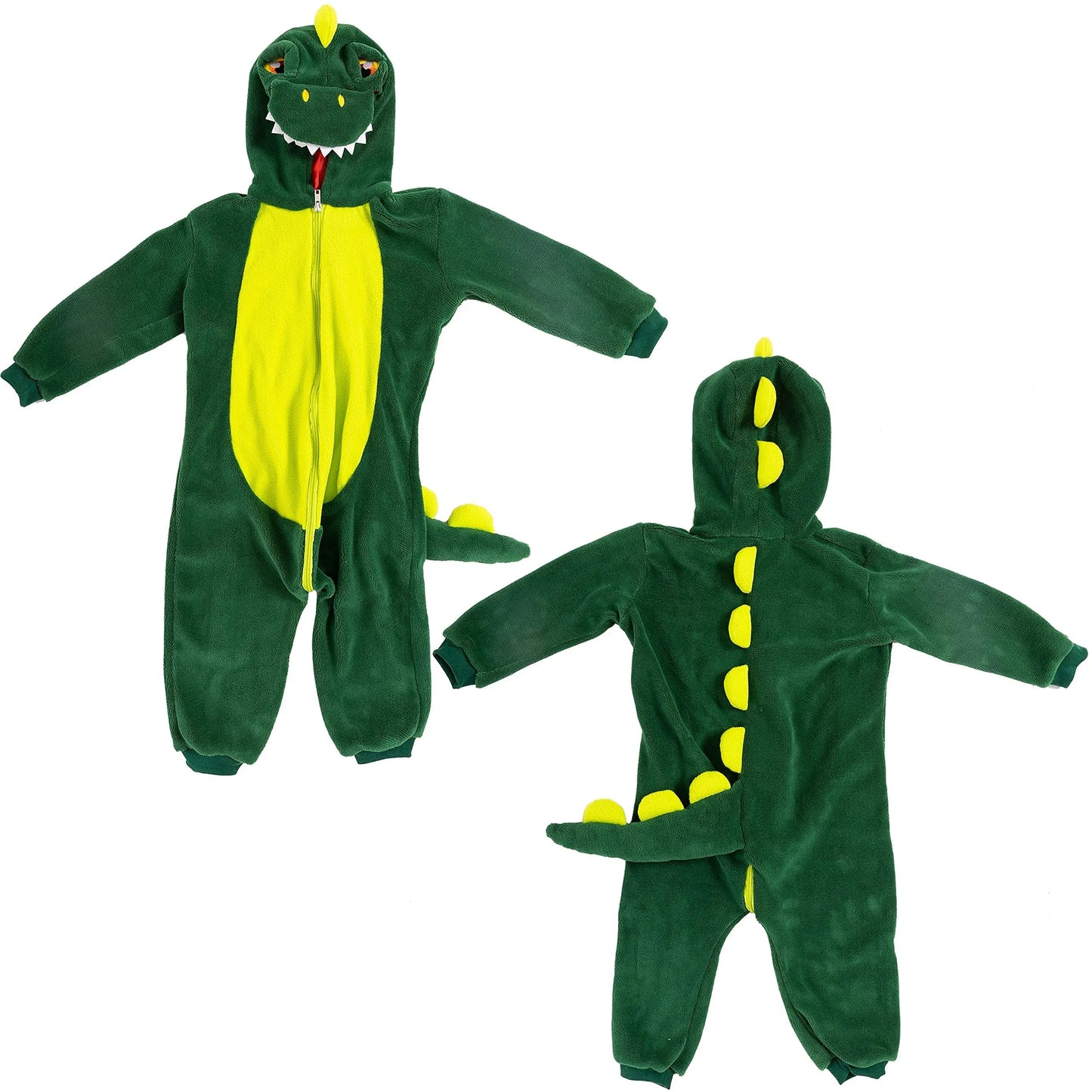 Syncfun Baby Animal Costume, Toddler Dinosaur Pajama, Plush jumpsuit Pajama Infant Romper for Halloween Party Dress Up 1-4 Year