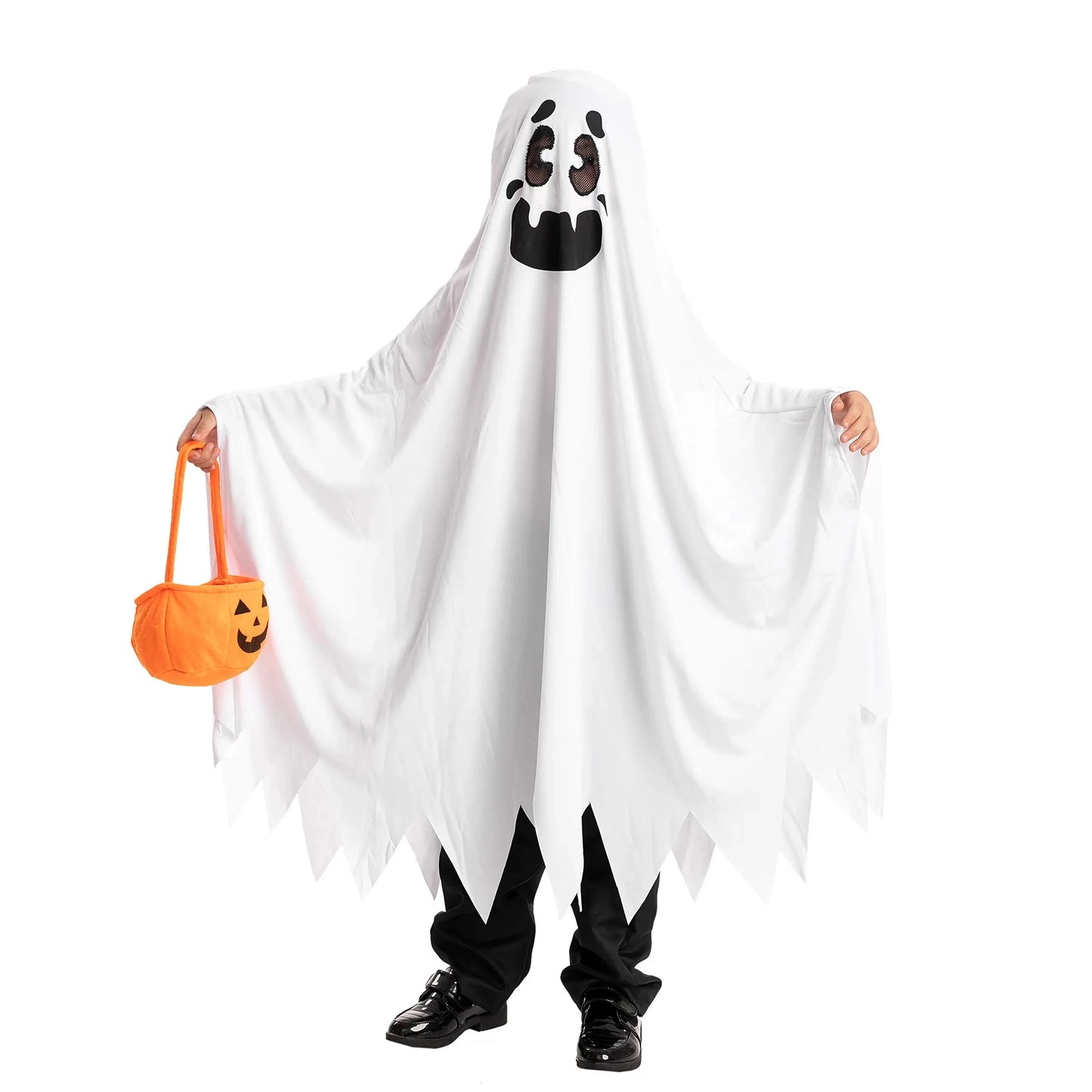 Syncfun Ghost Boo and Friendly Costume for Child Halloween Spooky Trick-or-Treating (3-4yr)