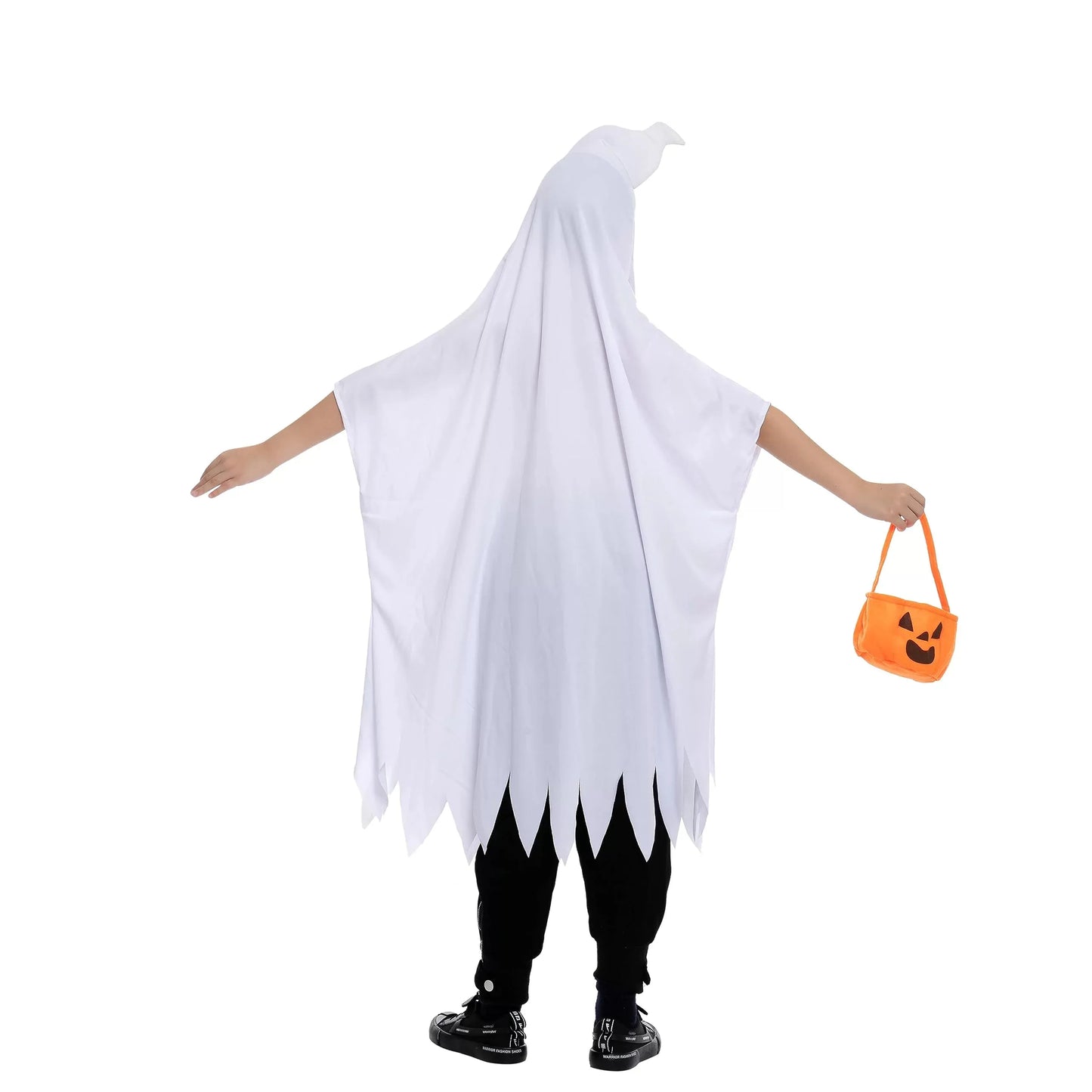 Syncfun Child Unisex Ghost costume with Horn, Halloween Cosplay Dress Up