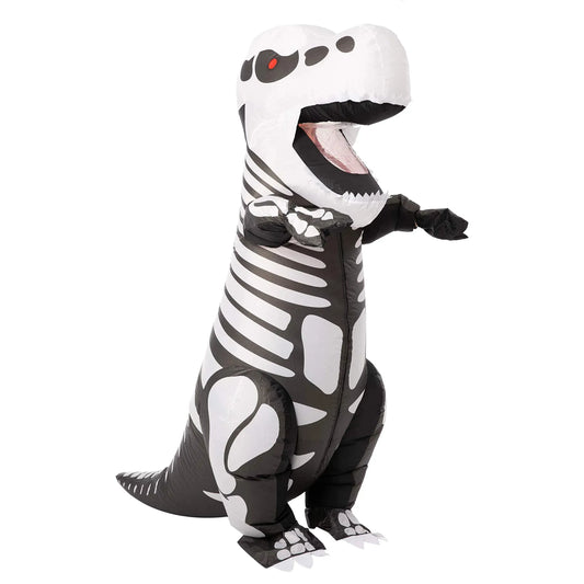 Syncfun Inflatable Halloween Costume Skeleton Dinosaur Full Body, Adult Unisex One Size