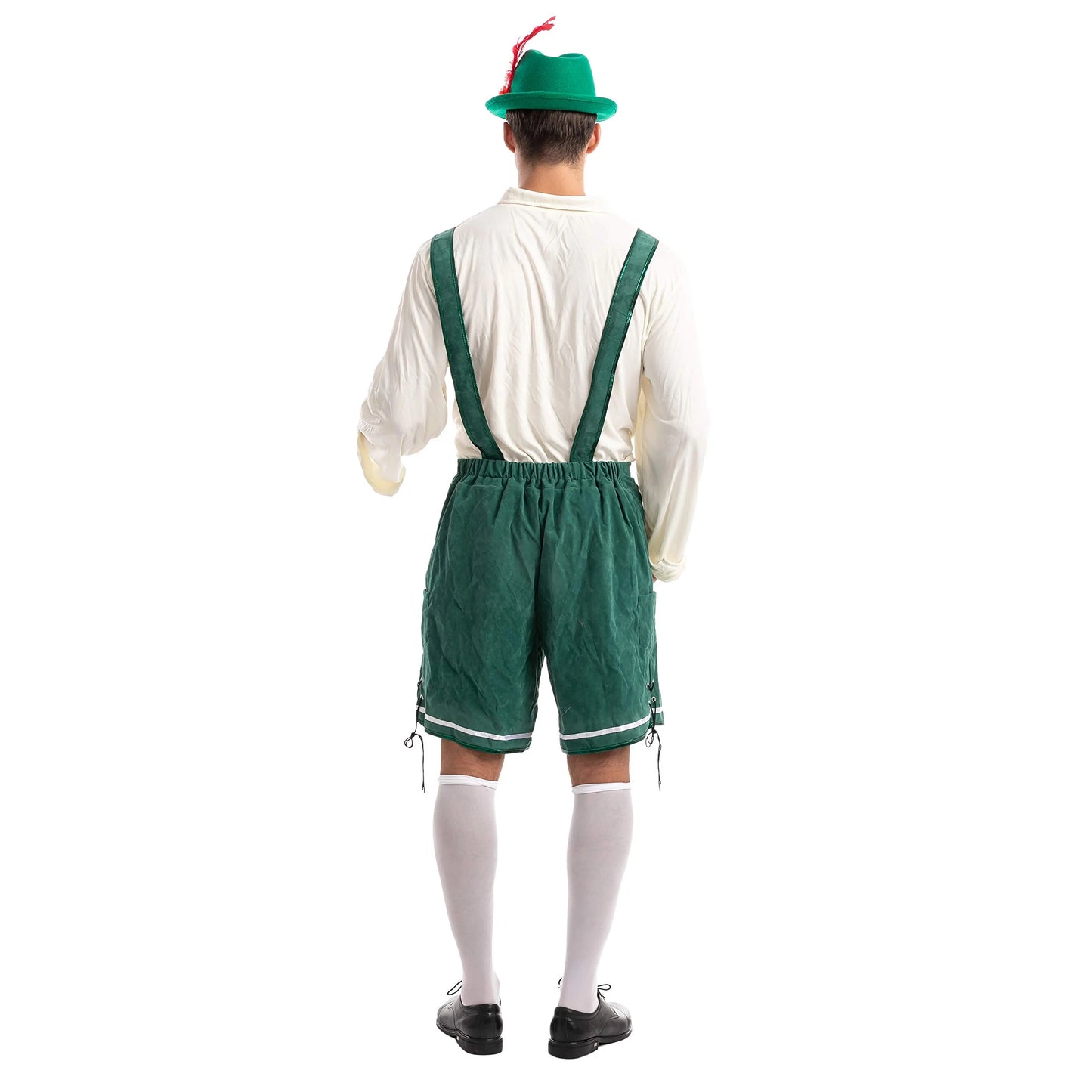 Syncfun Men's German Bavarian Oktoberfest Costume Green Set for Halloween Dress Up Party