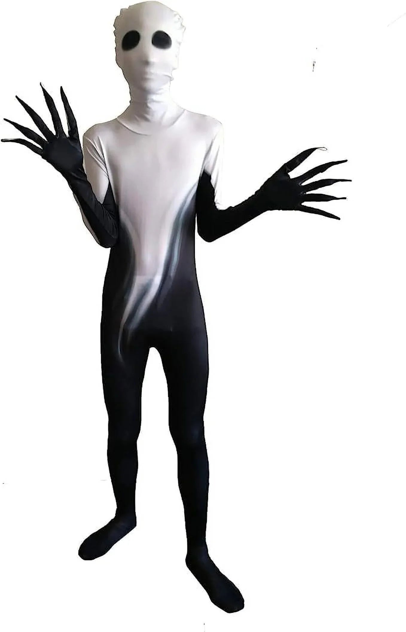 Syncfun Scary Shadow Demon Costume for Kids, Monster Ghost Costume Set for Halloween Fancy Dress up Party Age up to 14 Years