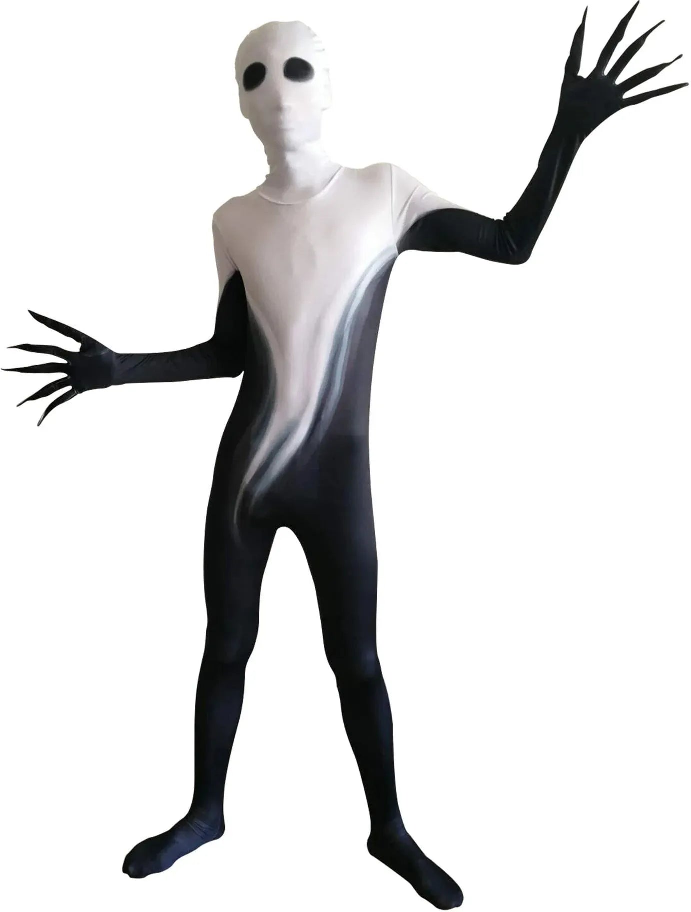 Syncfun Scary Shadow Demon Costume for Kids, Monster Ghost Costume Set for Halloween Fancy Dress up Party Age up to 14 Years