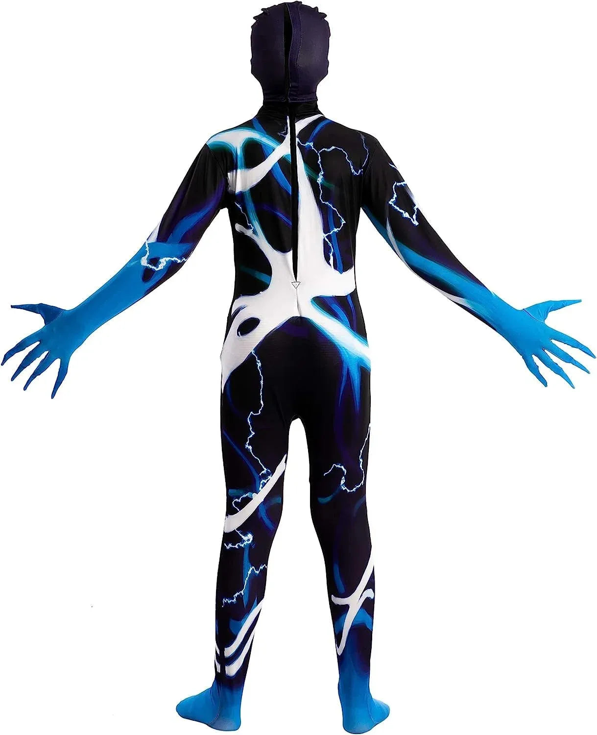 Syncfun Scary Demon Halloween Costume for Kids, Slenderman Skin Bodysuit Skinsuit for Boys Girls Halloween Dress up Party Age up to 12 Years