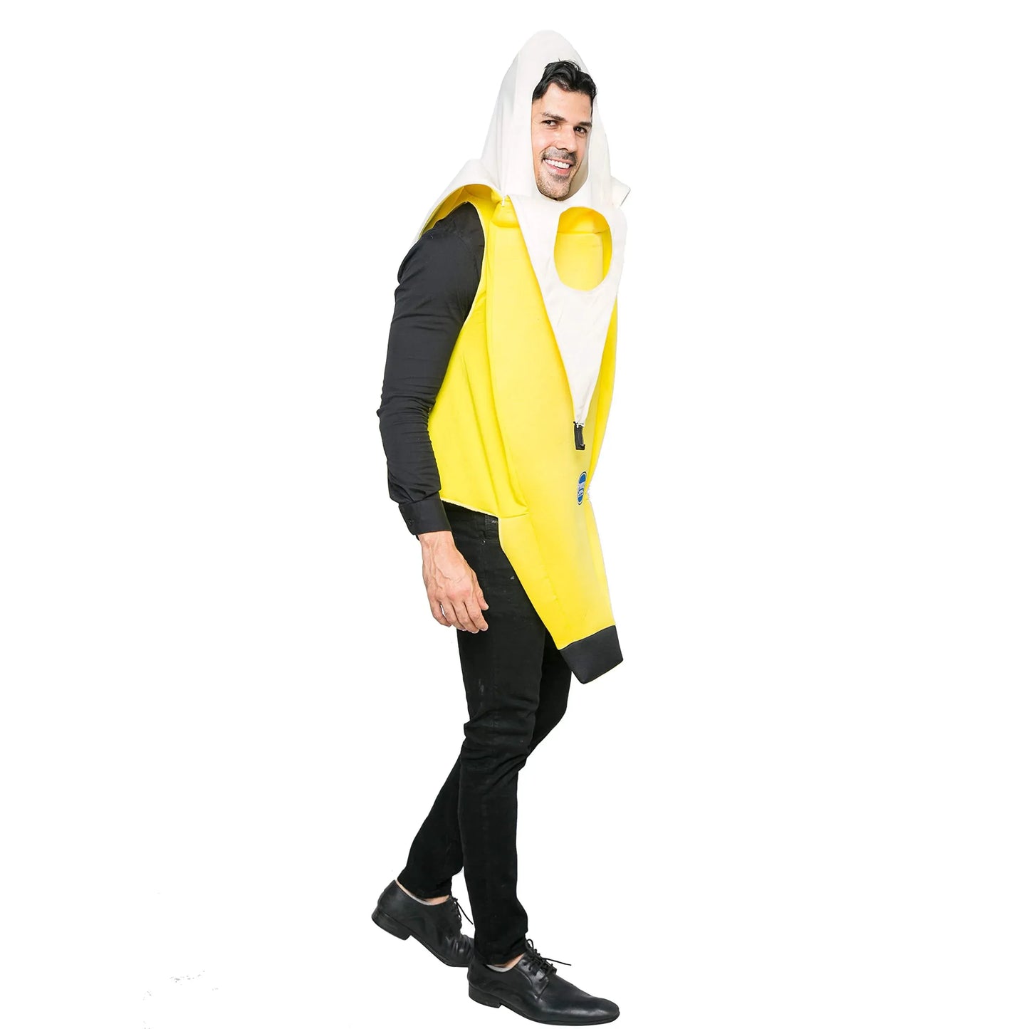 Syncfun Men Banana Fruit Halloween Costume Set for Adult Dress Up Party Role play Cosplay