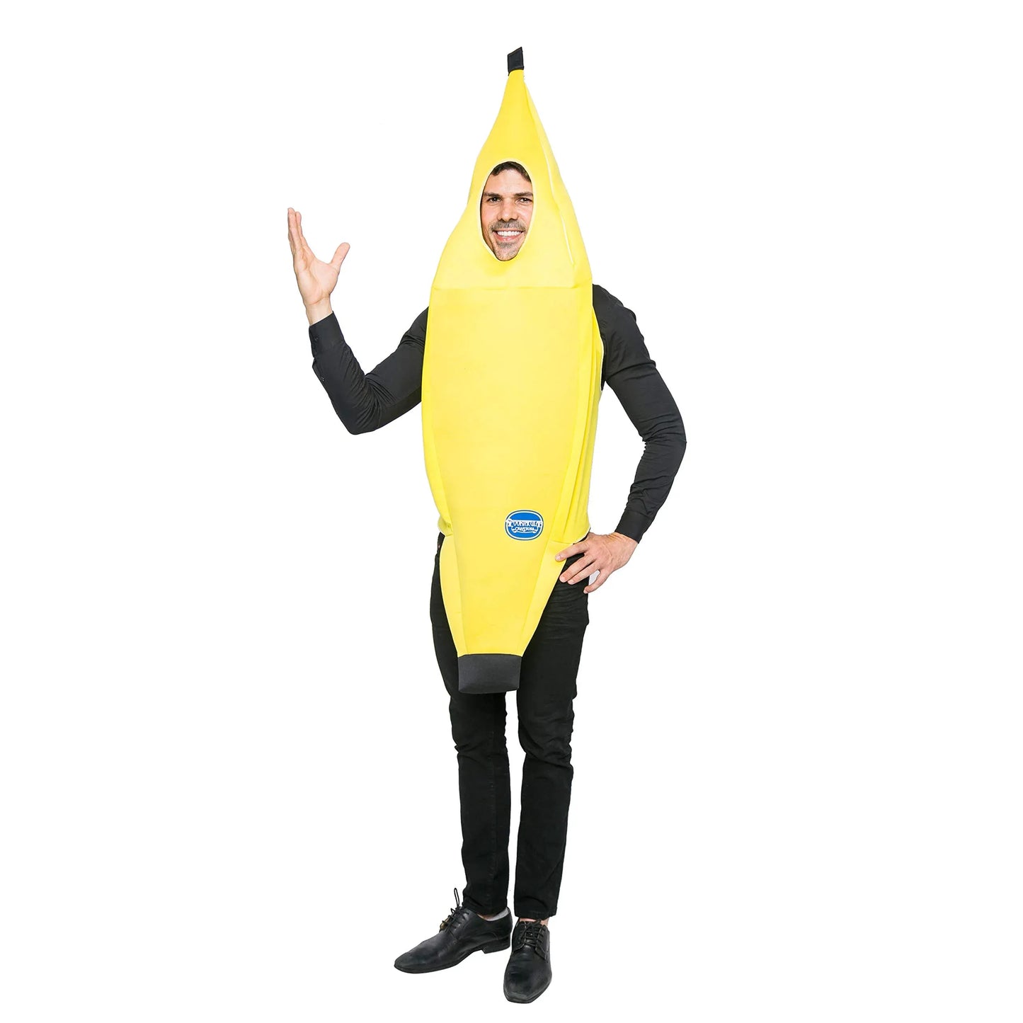 Syncfun Men Banana Fruit Halloween Costume Set for Adult Dress Up Party Role play Cosplay