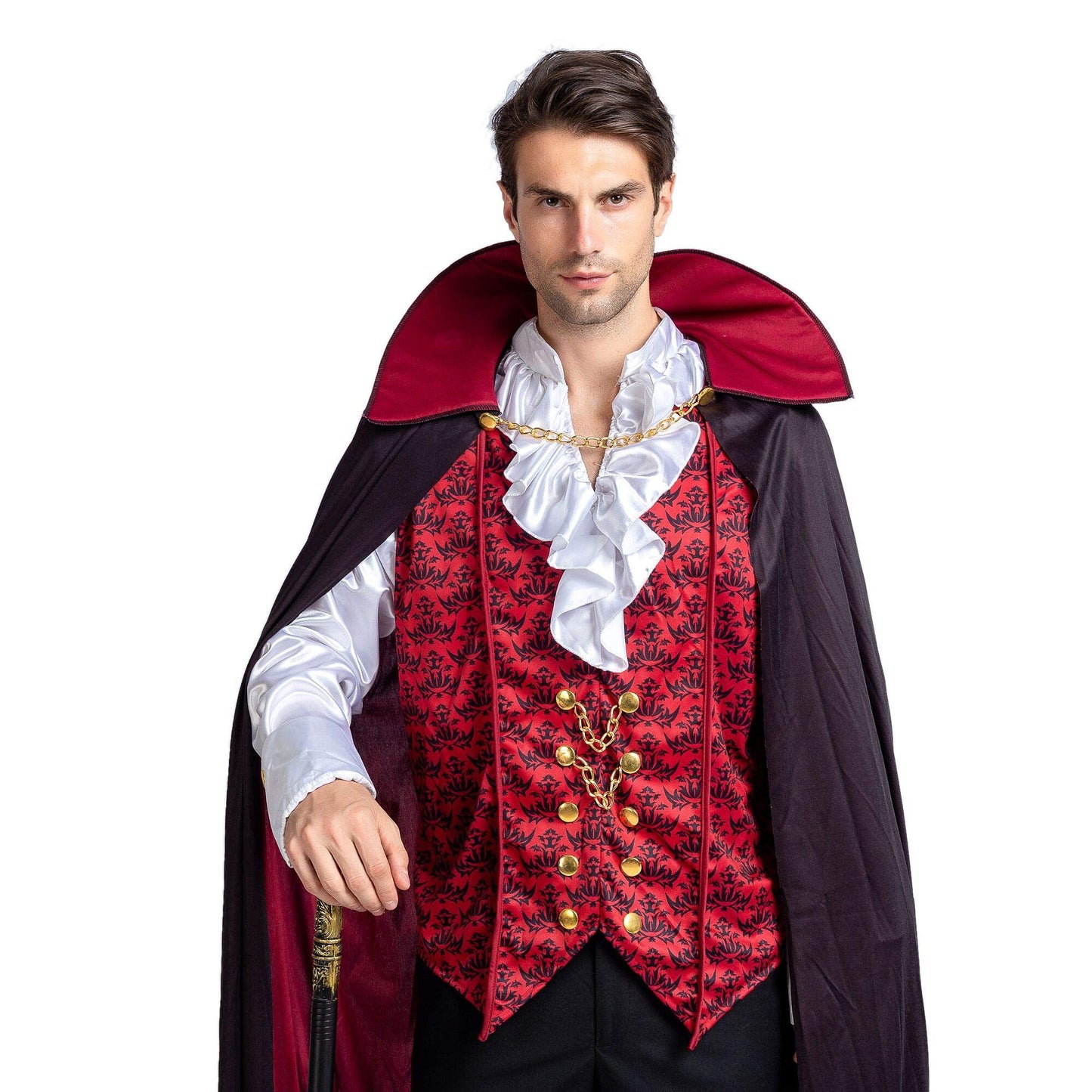 Syncfun Halloween Vampire Costume Set for Adult Halloween Costumes Party Fancy Dress-up