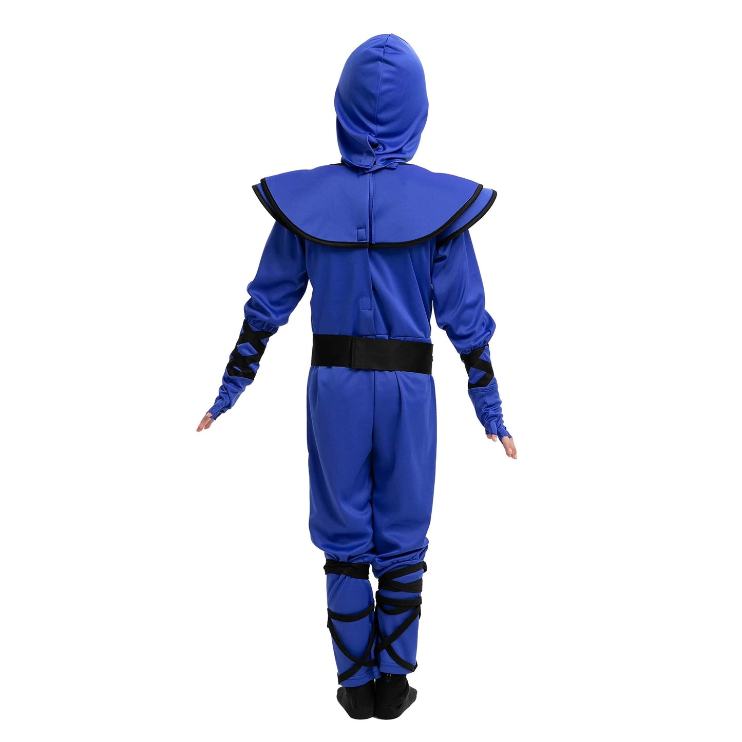 Syncfun Striking Blue Ninja Costume for Child Stealth Costume Halloween Kids Kung Fu Outfit,S