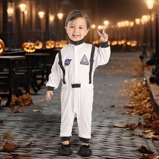 Syncfun Astronaut NASA Pilot Costume for Infant Halloween Trick or Treating, Space Dress-up Party