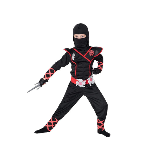 Syncfun Ninja Costume for Boys Halloween Fancy Dress Costume for Kids Age 3 & up