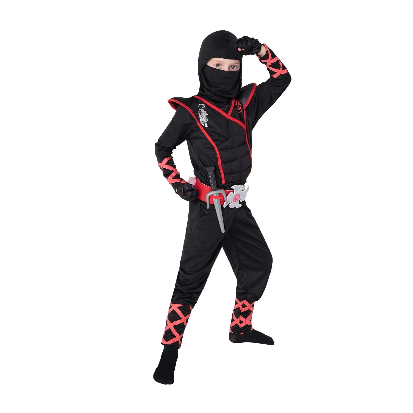 Syncfun Ninja Costume for Boys Halloween Fancy Dress Costume for Kids Age 3 & up