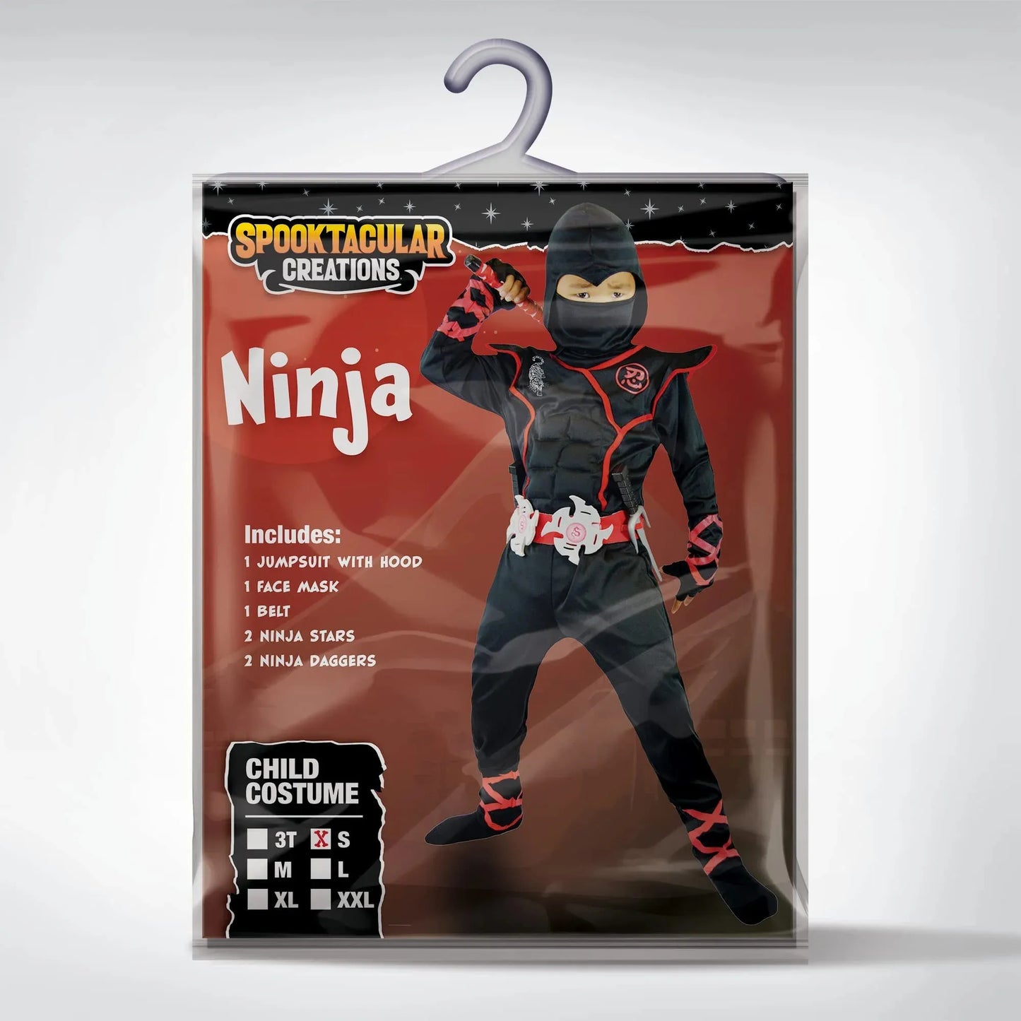 Syncfun Ninja Costume for Boys Halloween Fancy Dress Costume for Kids Age 3 & up