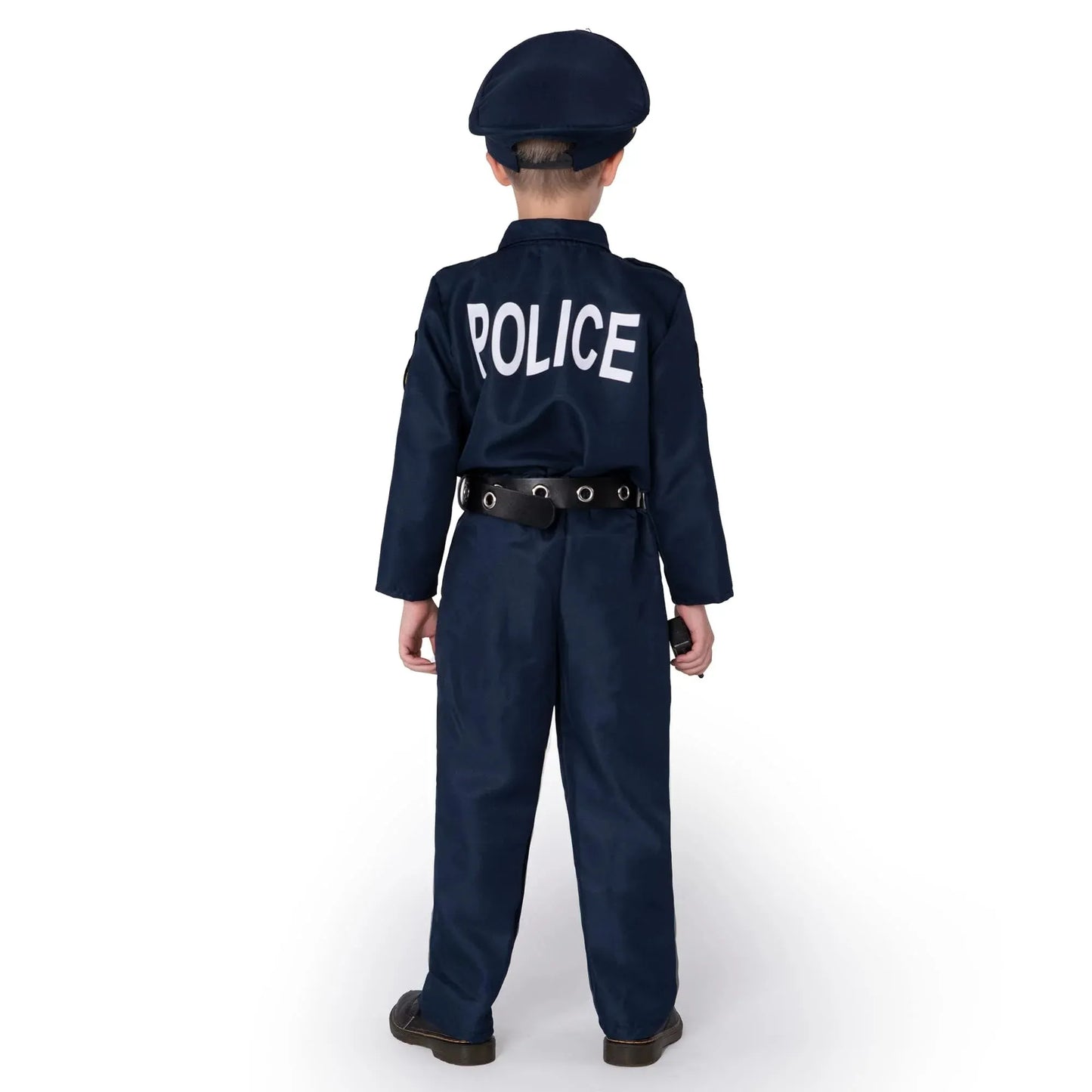 Syncfun Police Officer Costume Set for Boys, Police Man Pretend Kit Halloween Costume Cosplay for Toddler Kids 3-10 Years